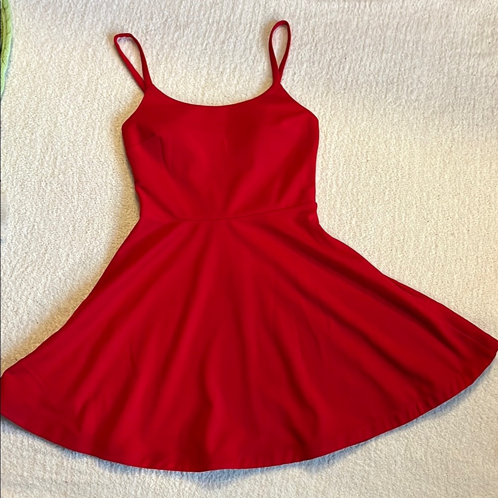 Chic red dress